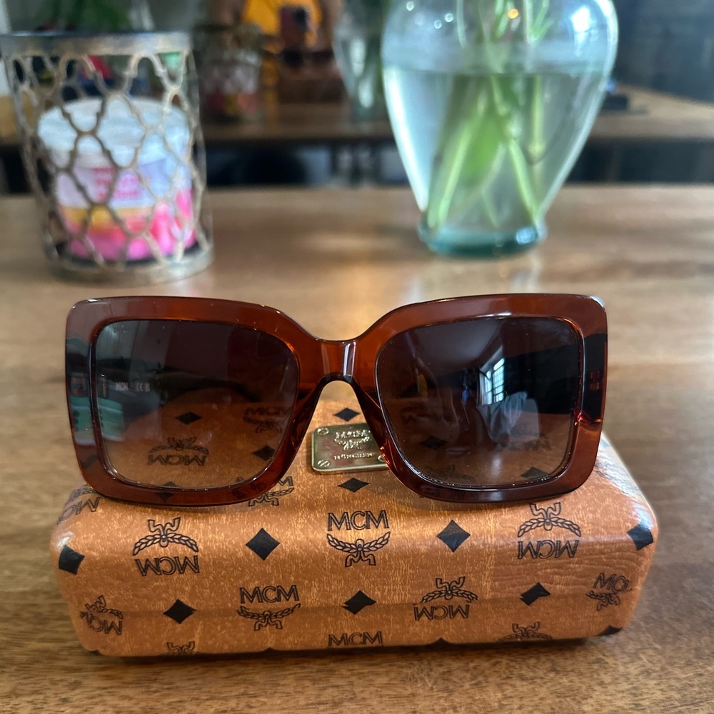 MCM Brown Sunglasses 
Used little signs of wear